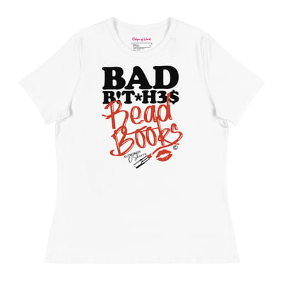 Image of Official Bad Bitches Read Books™ White T-Shirt