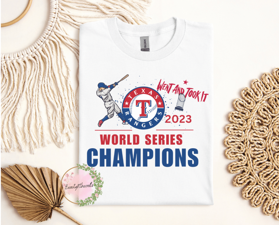 Image of Texas Rangers World Series Champions T-shirt