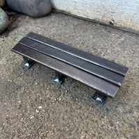 Image 1 of Three Panel City Park Bench 