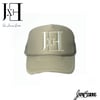 Grey & White “JxE” Premium Trucker Hat