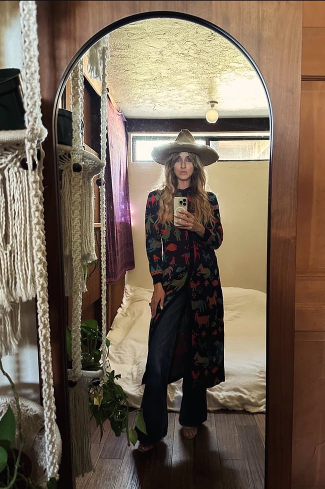 70s animal kingdom maxi cardigan zodiac