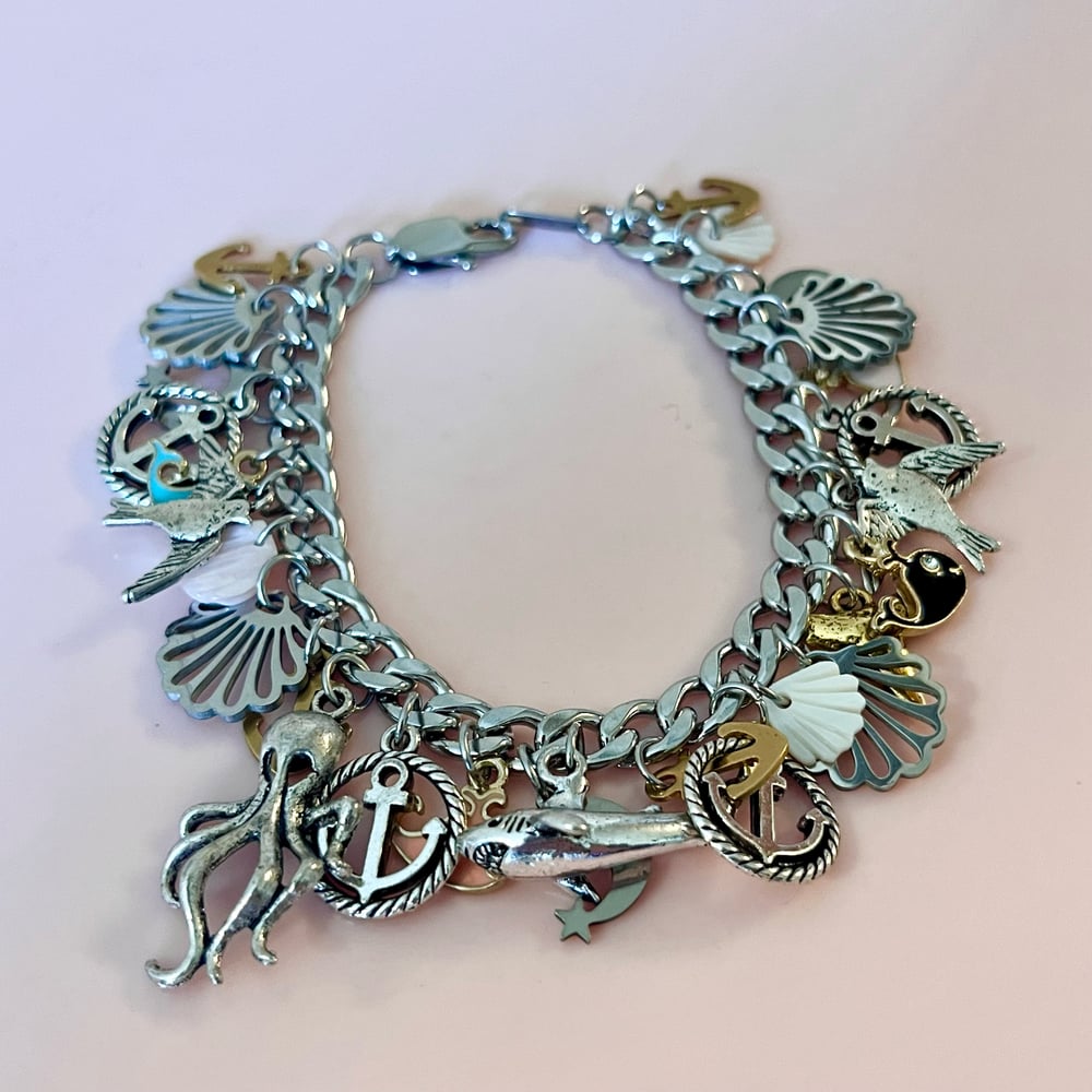 Image of One Of a Kind charm Bracelet - Sea Life 