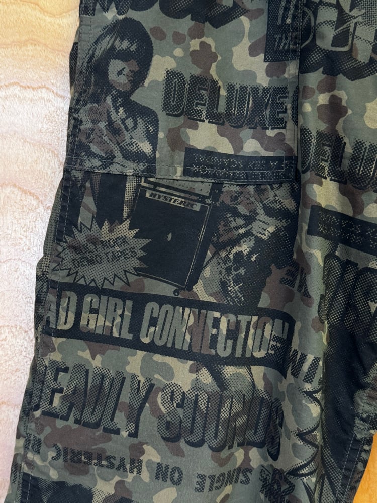 Image of Hysteric Glamour Army AOP Cargos