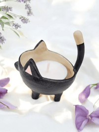 Image 5 of Black Cat Tea Light/Trinket Dish 