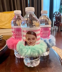 Image 5 of 100 Custom Water Bottle Labels - Your Business Logo or Design - Custom Logo Water...