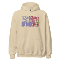 Image 1 of damacy forever//embroidered hoodie (many colour options)