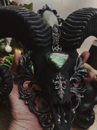 Image 5 of Ram skull wall or alter piece- for Skyler only 