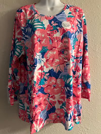 Image 10 of New XXL Kim Rogers floral top #1103*9