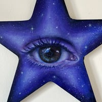 Image 2 of “We’re made of stars” acrylic on star canvas - vol.3