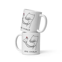 Image 3 of mine chicken White glossy mug 