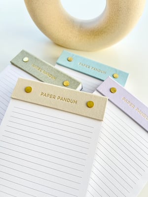 Image of Paper Panduh Linen Notepads