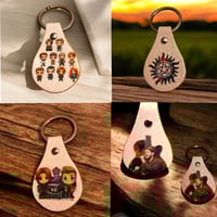 Image 1 of glitter keychains