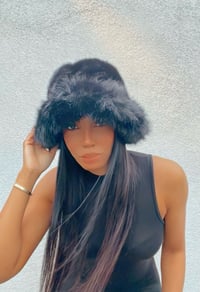 Image 2 of Fur bucket hat
