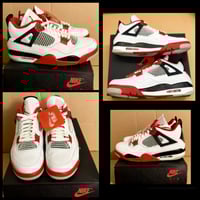 Image 1 of Jordan 4 Retro Fire Red