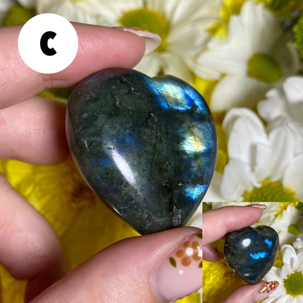 Image of Labradorite Heart