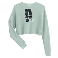 Image 3 of Women HEALING MODE Crop Sweatshirt
