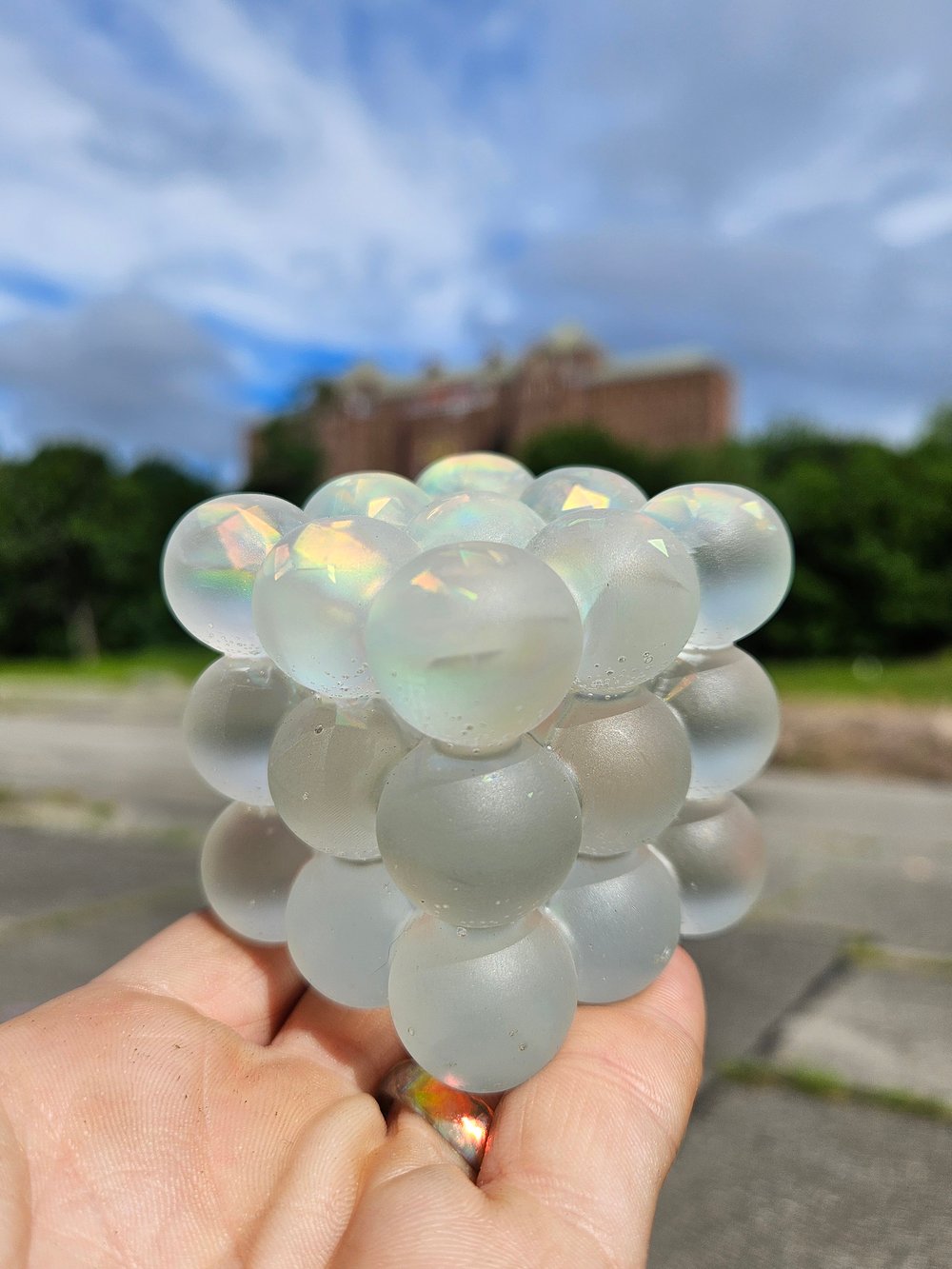 Image of Frosted Bubble Cube