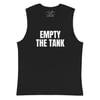 Empty the tank