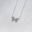Silver Butterfly II Necklace