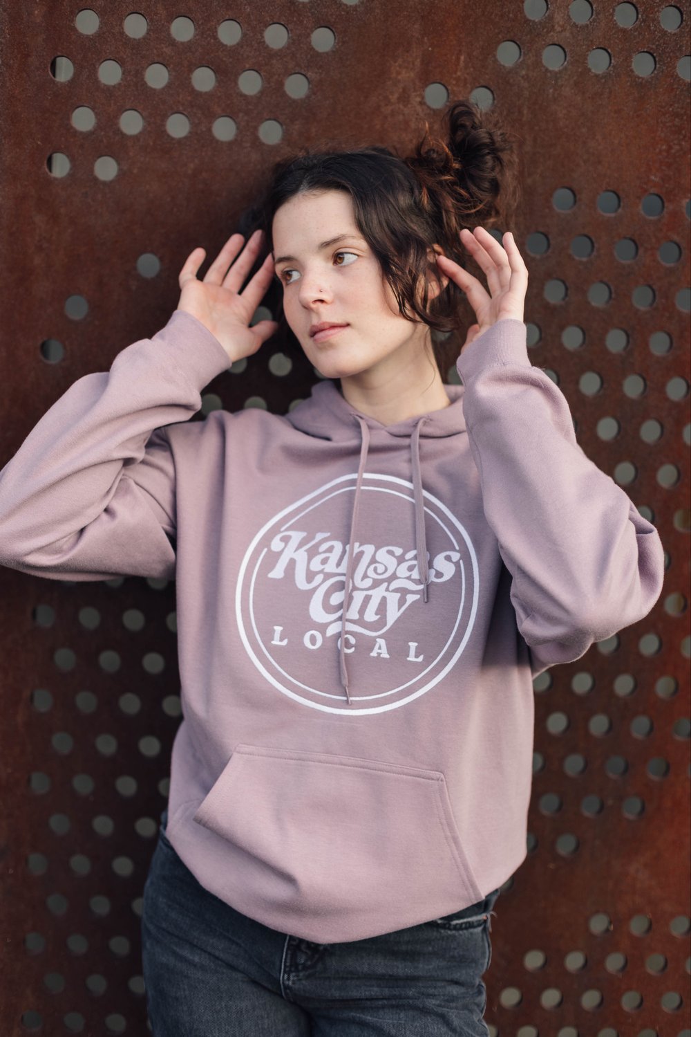 Image of KANSAS CITY LOCAL LAVENDER HOODIE 