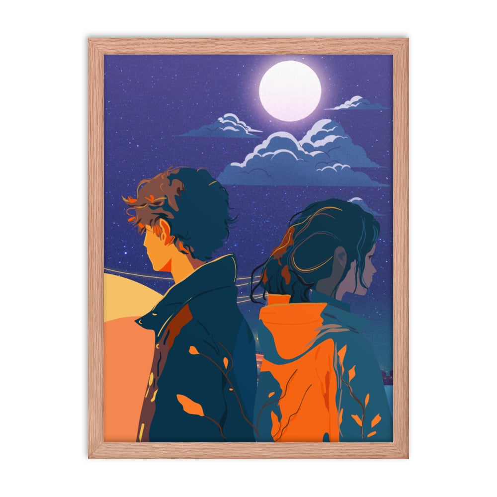 ZEN EXP - “Midnight Luv” Framed poster