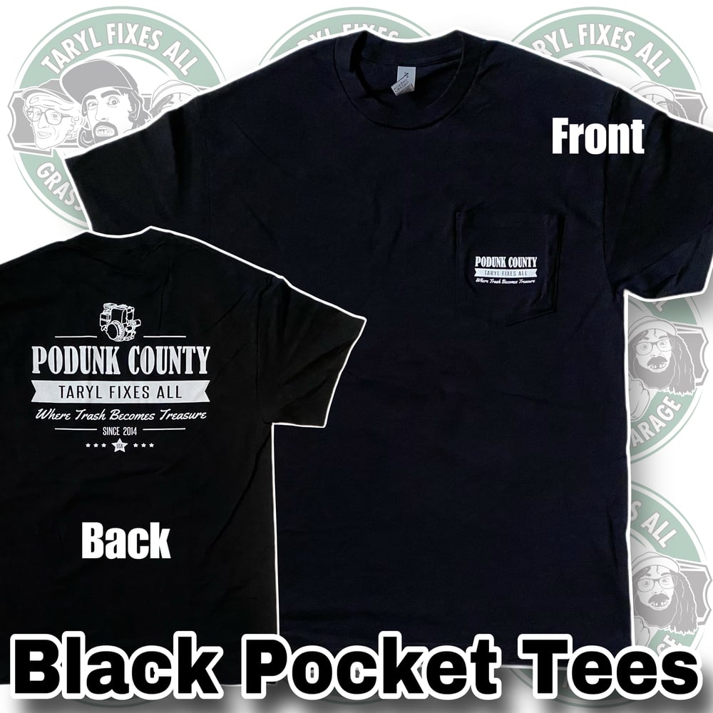 Podunk County Pocket Tees!! (Medium - 5XL)