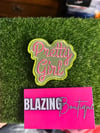 Pretty girl iron patch 