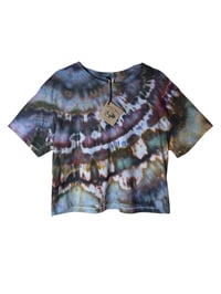 Image 2 of M Crop Tee in Deep Agate Ice Dye