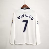 Image 2 of Manchester United 08/09 Away Retro Long Sleeve Jersey