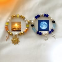 Image 1 of Sun and Moon Matching Bracelets 