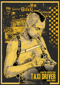 Taxi Driver Illustration Print