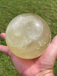 Image 3 of Lemon Quartz Crystal Sphere #224
