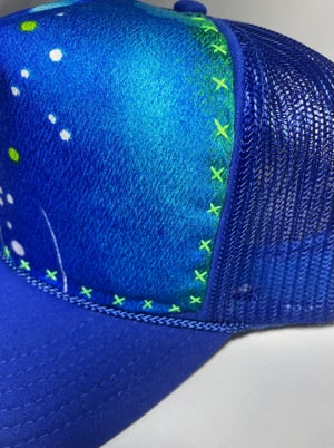 Image of Vintage fabric trucker #V11