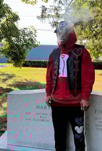 Image 3 of Flowers in 𝒫𝒜ℛℐ𝒮 hoodie 