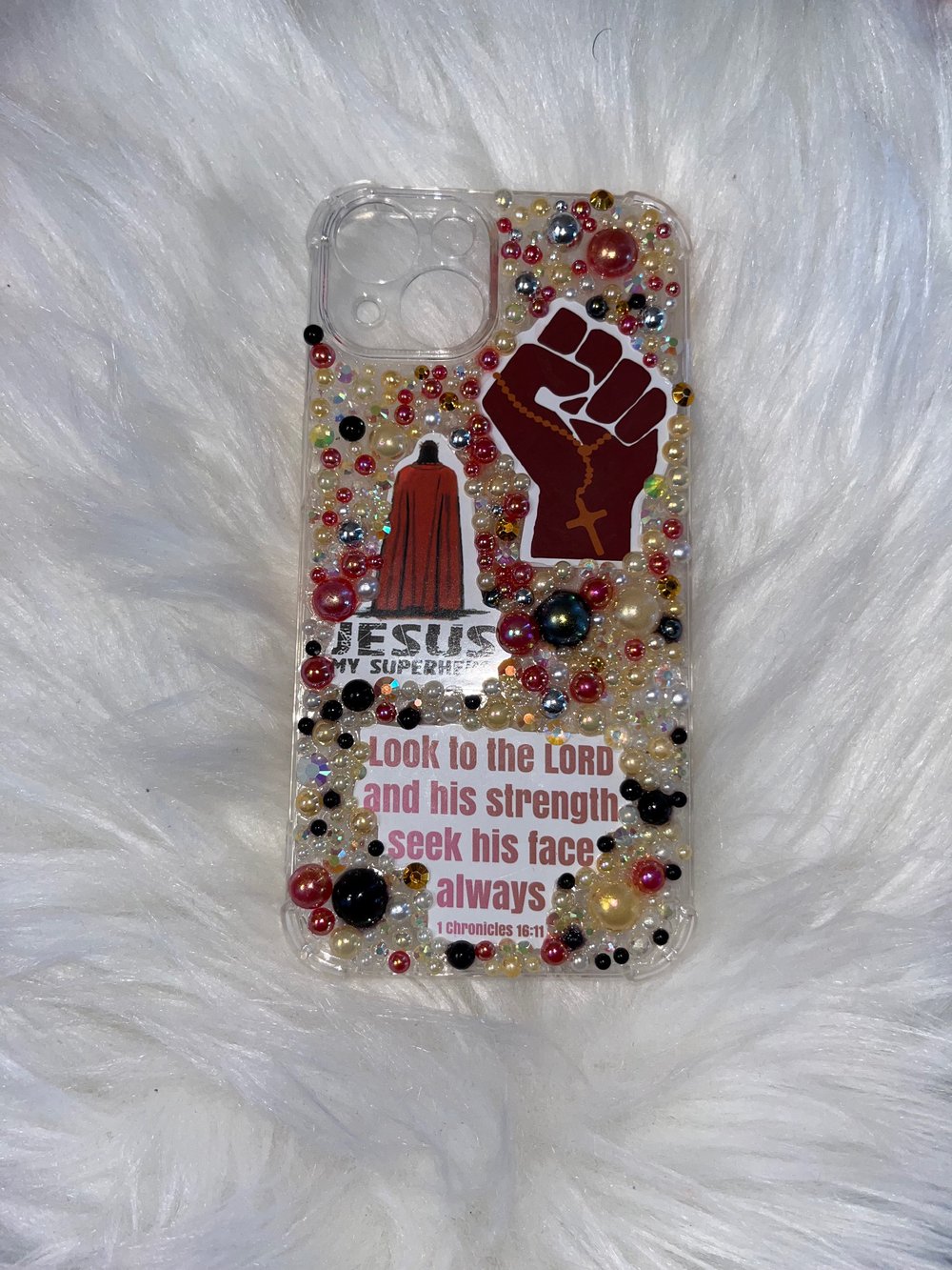 Image of Jesus Is My Super Hero iPhone 📱 14 Case