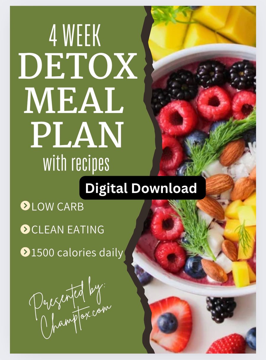 Image of 4 Week Digital Meal Plan (CHAMPtox)