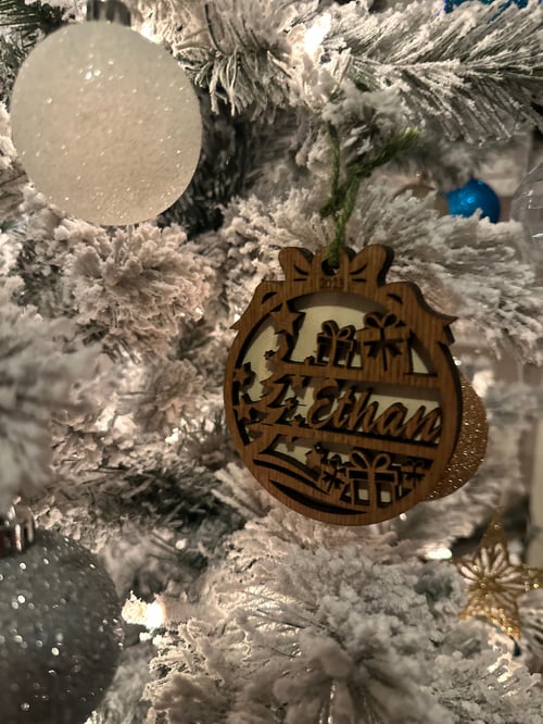 Image of Christmas ornaments 