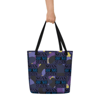 Image 2 of All-Over Print Large Tote Bag