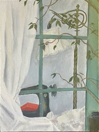Image 3 of Still life by the window, Acrylic on Board