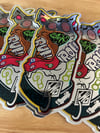 MEGA Scooby Half Mirror/Half Color Stickers