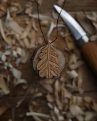 Image 1 of Oak leaf Pendant necklace 