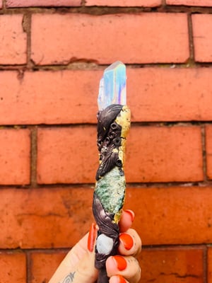 Image of Manifesting pen angel aura quartz 