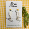 Sulphur Crested Cockatoo Earrings