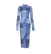 Image 2 of Denim Print | Dress