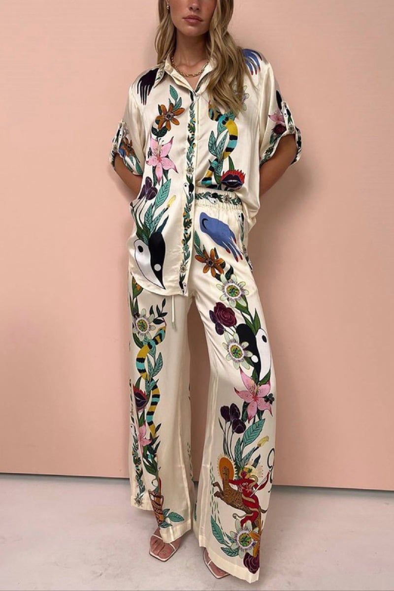 Image of Floral Two Piece Set