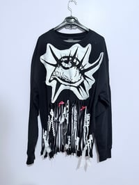 Image 1 of Open Eye Fringe Long Sleeve 