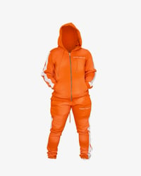 Image 4 of Orange Sun Faded  Sweatsuit