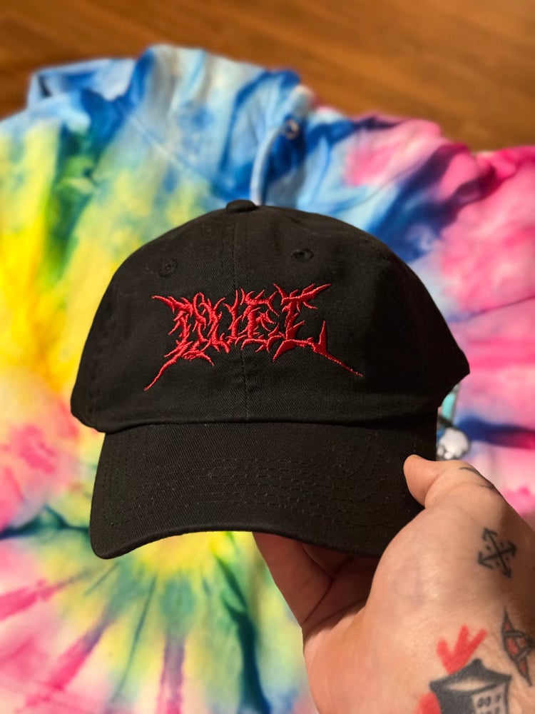 Image of “Duel” black metal hat 