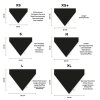 Image 6 of Ladybird Valentine Reversible Dog Bandana - Handmade Cotton Love Bug Bandana