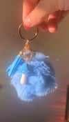 fuzzy mushroom keychain 14